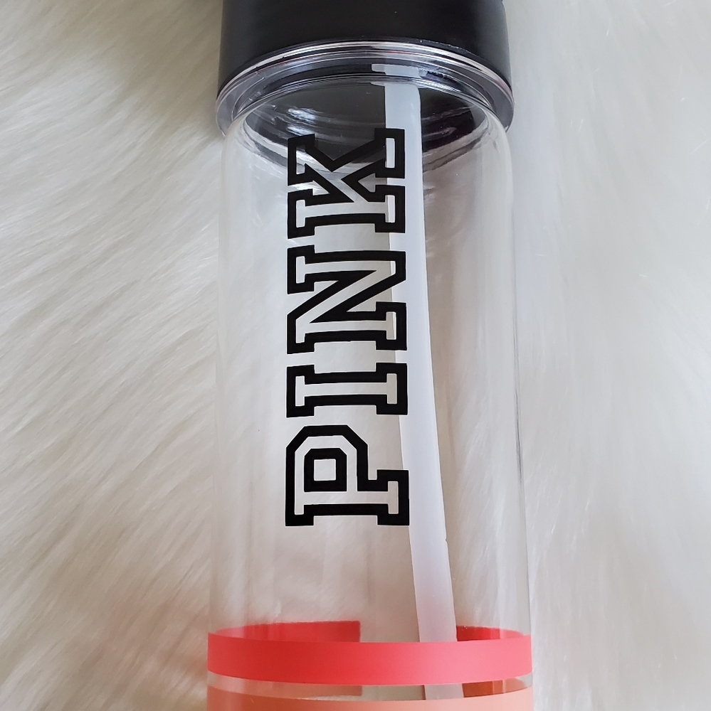 PINK VICTORIA'S SECRET CAMPUS WATER BOTTLE - Picture 2 of 7